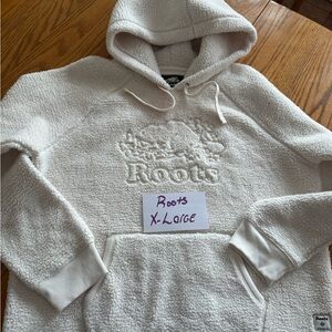 Roots Cream Sherpa Hoodie